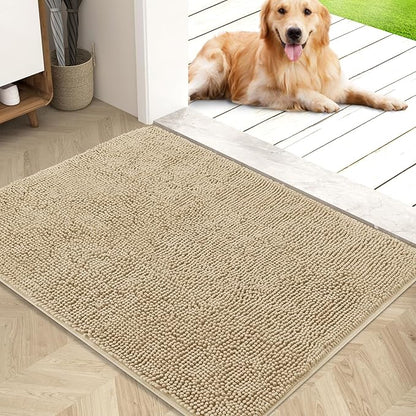 OLANLY Dog Door Mat for Muddy Paws 40x32