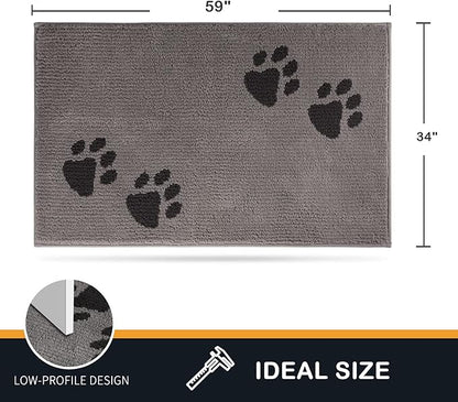 PURRUGS Dirt Trapper Door Mat 34" x 59"