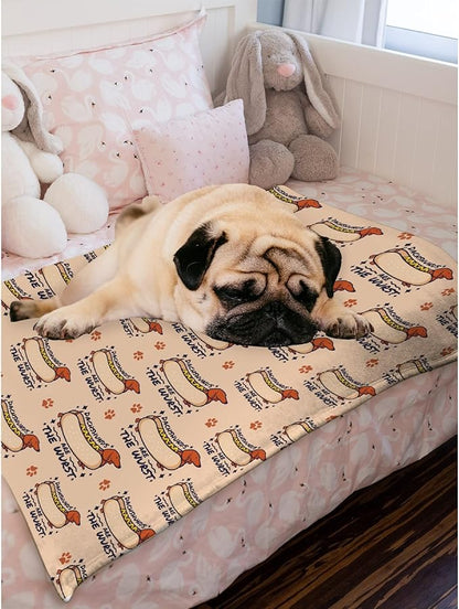 Dachshund Dog Blankets Puppy Blanket 30x40 in