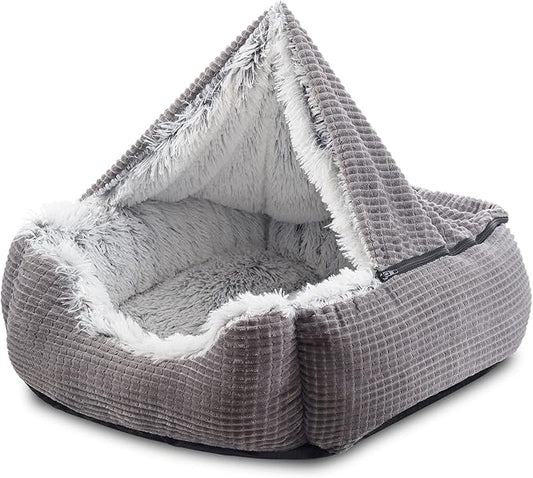 MIXJOY Dog Beds for Large Medium Small Dogs (25 inches,