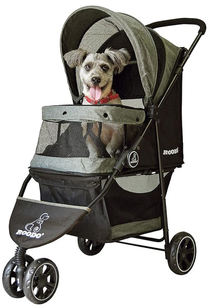 ROODO Dog Stroller 3Wheel Pet Stroller Cat Stroller 30lbs Small