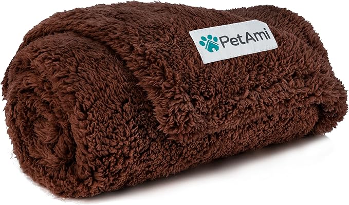 PetAmi Fluffy Waterproof Dog Blanket for Small Medium Dogs 29x40)