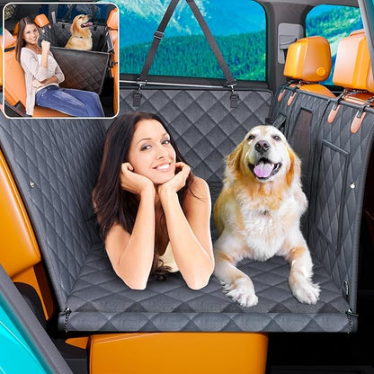 Convertible Back Seat Extender for Dogs 400lbs Hard