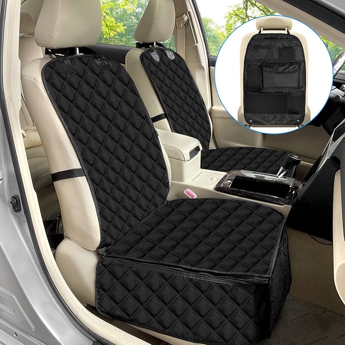 Dog Seat Cover for Front Seat (2 Packs,