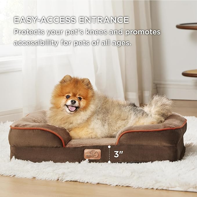 Bedsure Orthopedic Dog Bed for Small Dogs