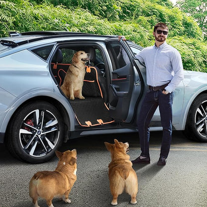 Back Seat Extender for Dogs with Hard Bottom