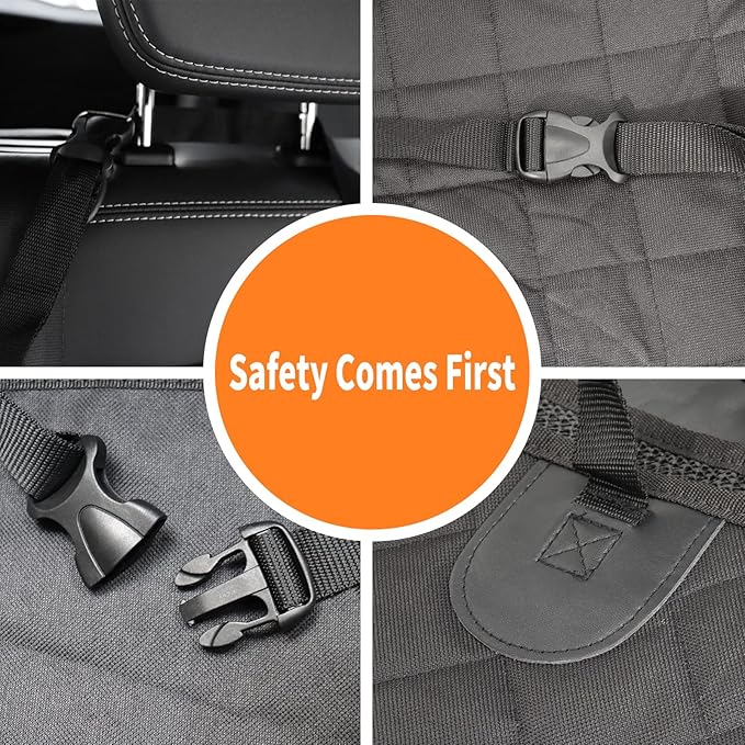PINPON Dog Seat Cover for Back Seat