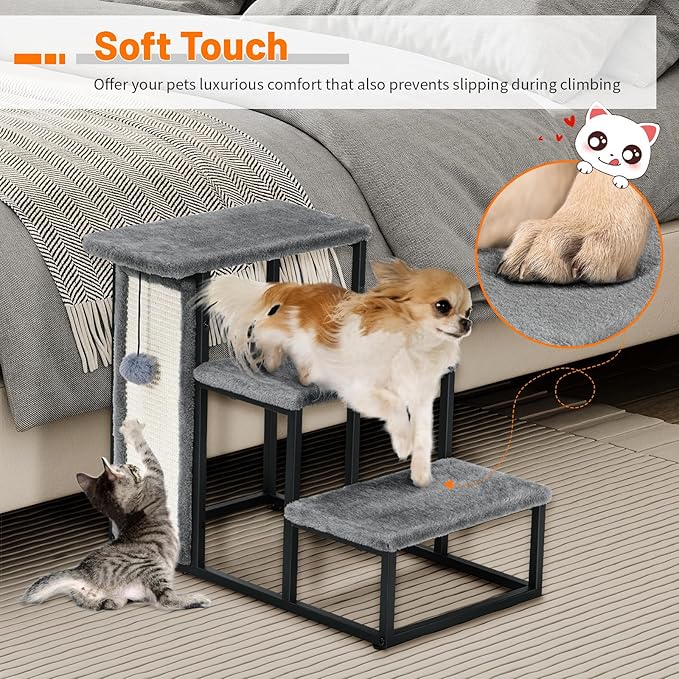 Snughome Dog Steps for Small Dogs 3-Step Pet