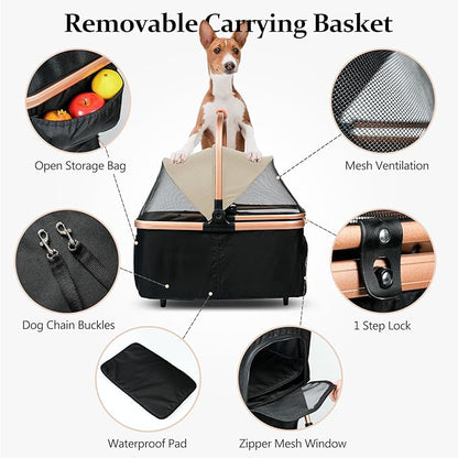 Pet Stroller 4 Wheels