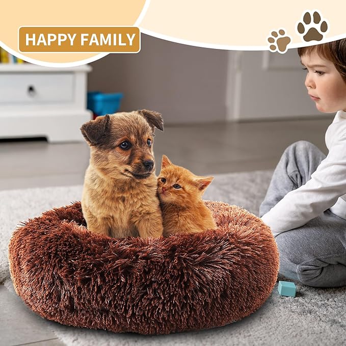 Dog Bed Comfiest Indoor Calming Waterproof Bedding Washable
