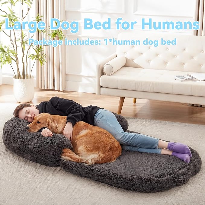 Human Dog Bed 72"x43"x10" Dog