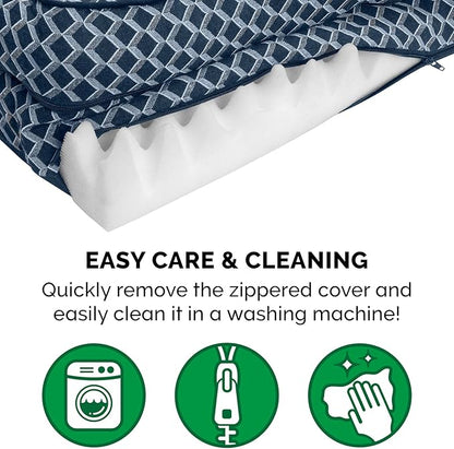 Furhaven Orthopedic Dog Bed for Large Dogs w/ Removable Bolsters & Washable Cover 95 lbs