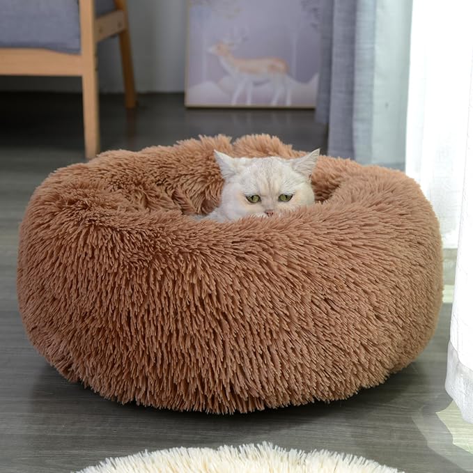 Calming Dog Bed for Large Cats and Dogs 23.5'')