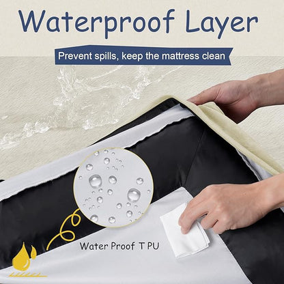 Orthopedic Washable Large Dog Bed: XX Large Dog Bed Bolster Waterproof