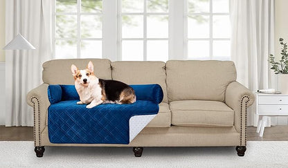 Brilliant Sunshine Premium Blue Silky Velvet Pet Sofa Bed