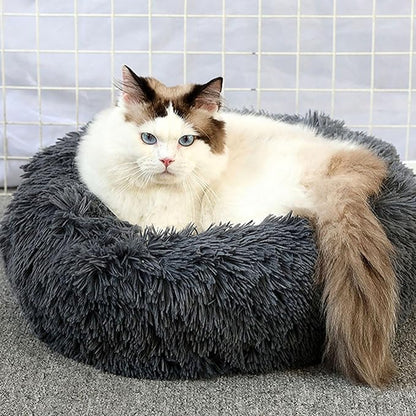 Cat Beds for Indoor Cats (15.7", Dark