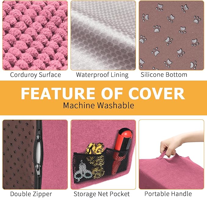 Topmart 3 Tiers Foam Dog Ramps/Steps