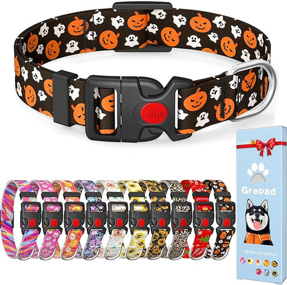 Cute Floral Dog Collar for Small Medium Large Dogs