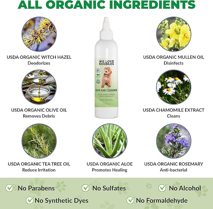 We Love Doodles Organic Dog Ear Cleaner