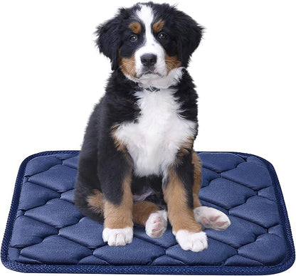 Dog Crate Mats Dogs(23x17,Blue)