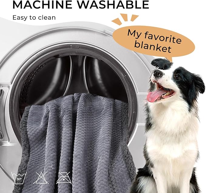 Luciphia Waterproof Blanket for Large Dogs Liquid Proof Small（40" x 28"）