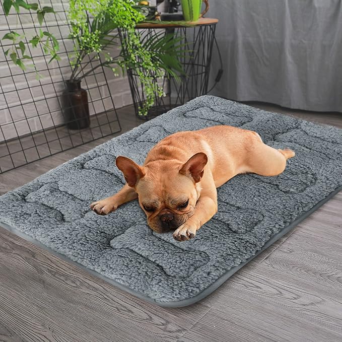 Dog Bed Crate Mat(24" X 18") 2 Pack