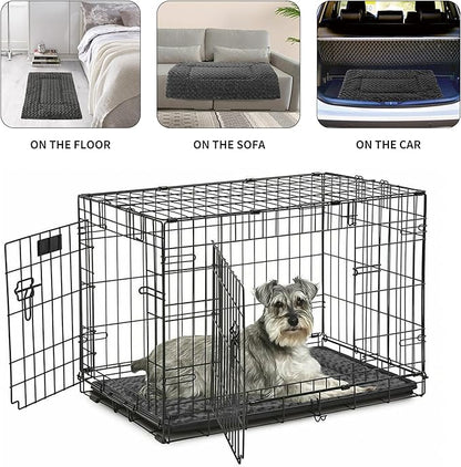 NOYAL Dog Bed Mat Soft Washable Dog Crate