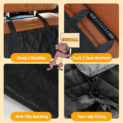 Car Seat Cover for Dogs Back Seat