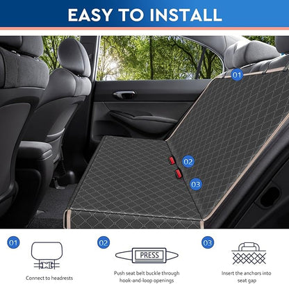 Dog Car Seat Cover Dog Seat Cover for Back Seat Scratch Prevention Dog Hammock Protects Against Dirt Dog Seat Covers for Cars Fits for Small SUVs and Trucks 60"x 64"