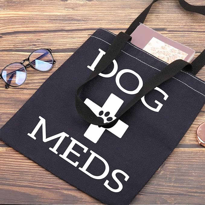 G2TUP Dog Medicine Bag Dog Meds Vet Tech Gifts Dog Essentials Storage for Travel Camping Car Emergency (Dog Meds T)