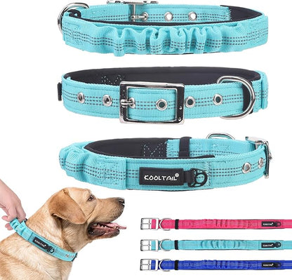 KOOLTAIL Tactical Dog Collar with Handle-Heavy Duty Dog Collar for Military Training