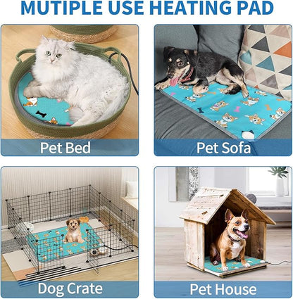 Extra Large Dog Heating Pad 47x30 in Waterproof Pet Heating Pad Smart Thermostat Switch