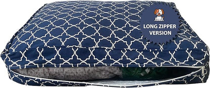 Molly Mutt Medium to Large Dog Bed Cover- Romeo & Juliet Print - Measures 27”X36”X5’’ - 100% Cotton - Durable - Breathable - Sustainable - Machine Washable Dog Bed Cover (Dd35Ab)