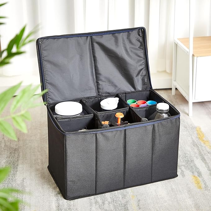 Abbylike 2 Pcs Dog Back Car Seat Extender Pet Seat Extender with Adjustable Storage Bins for Travel