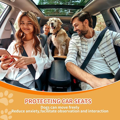 Dog Car Seat Cover for Back Seat 100% 600D 6-Layer