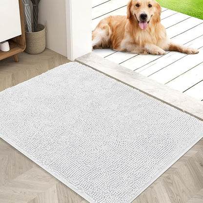 OLANLY Dog Door Mat for Muddy Paws 40x32