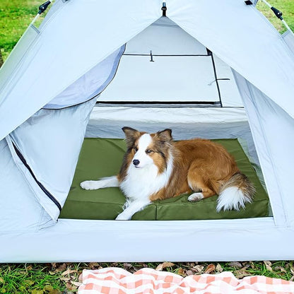 EHEYCIGA Foldable Waterproof Dog Beds for Extra Large Dogs 44 x 32 x 3.5 inches