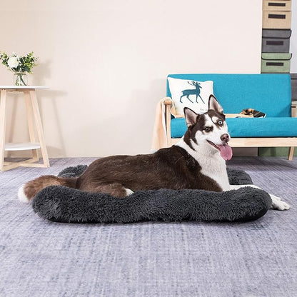 Coohom Deluxe Plush Dog Bed Pet Cushion Crate Mat