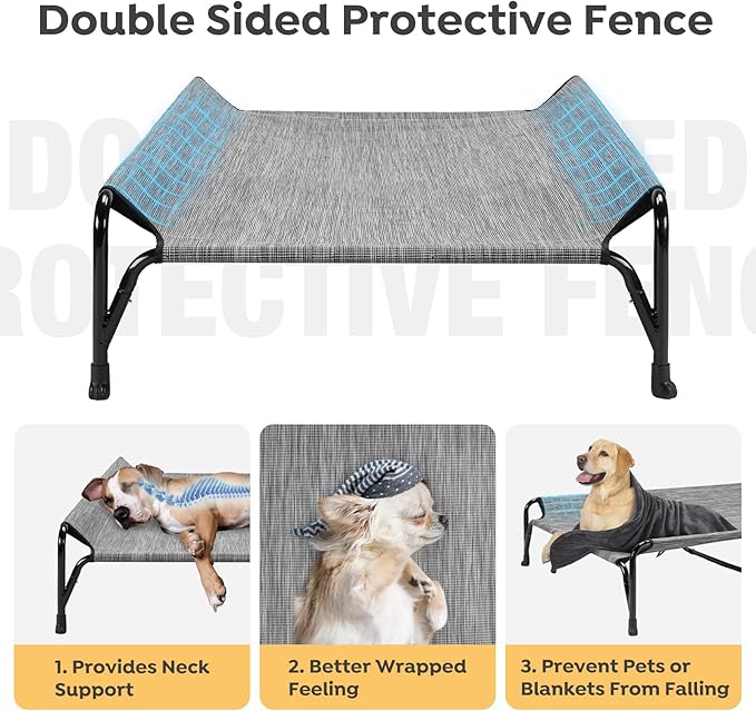 Veehoo Elevated Raised Dog Bed