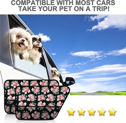 Dog Car Door Cover Car Door Protector Cover from Dog Scratching with Pockets 2 Pack