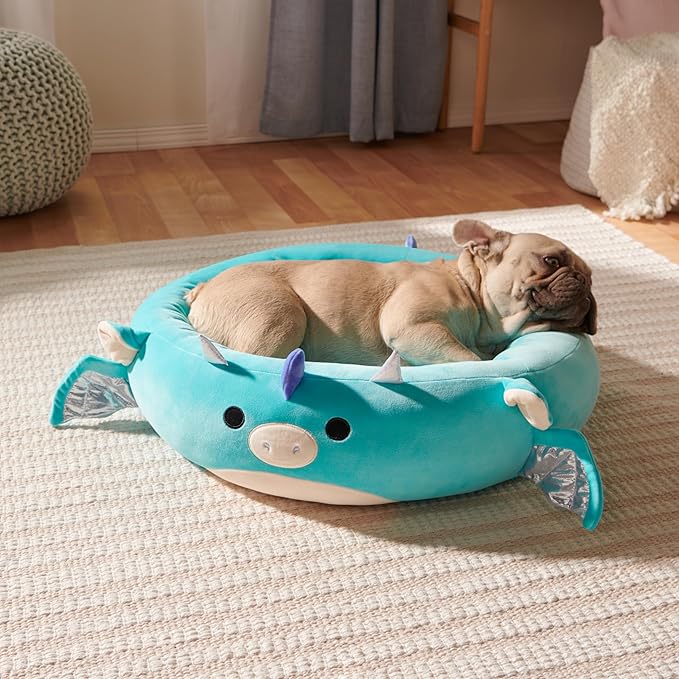 Squishmallows Original 24-Inch Tatiana The Dragon Pet Bed