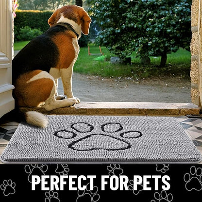 smiry Dog Door Mat for Muddy Paws (40x32 Inches,