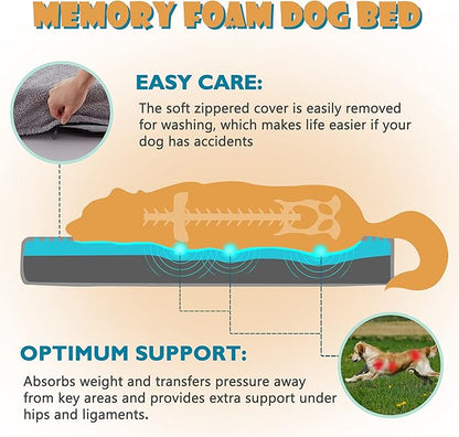 Orthopedic Dog Beds for Large Dogs 60 lbs