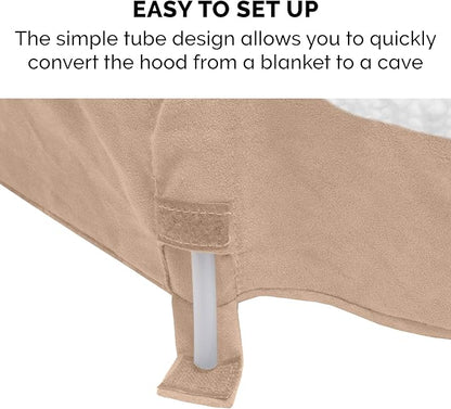 Furhaven 26" Round Orthopedic Dog Bed for Medium/Small Dogs w/ Removable Washable Cover 30 lbs 26-inch