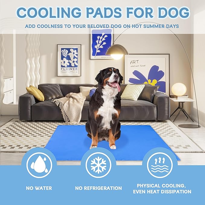 Dog Cooling Mat 38x32 Inch