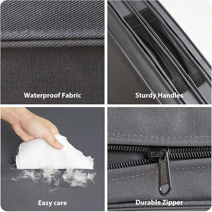 RRPETHOME Waterproof Outdoor Dog Beds Large Sized Dog