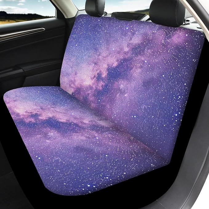 Purple Galaxy Car Seat Covers Full Set Automotive