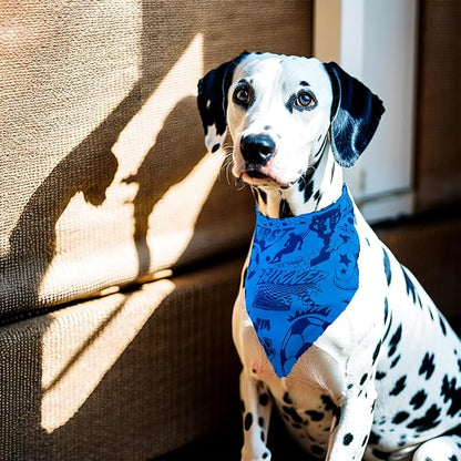 Sports Dog Bandanas for Large Dogs Breed 33 7PCS