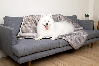 PupProtector Luxe Waterproof Throw Blanket for Dogs and Cats (60" L 50" W)