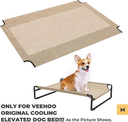 Veehoo Dog Bed Replacement Cover for CWC2201, Size M, Beige Coffee